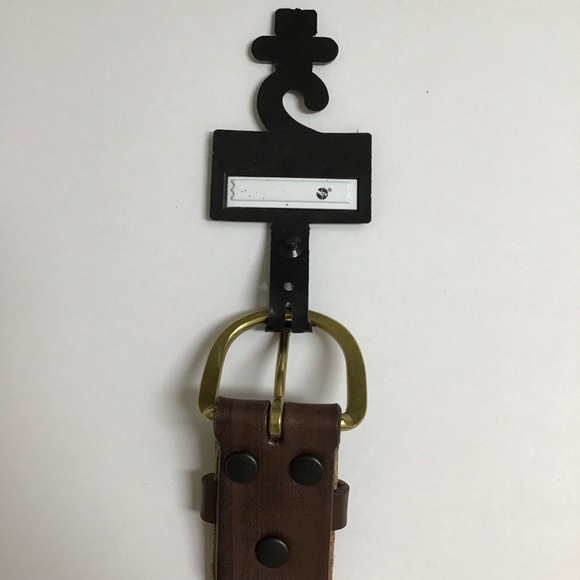 Wrangler EAGLE Leather Belt SZ 46 Western Men Embossed 100% Brown Tan Rodeo NEW - Picture 9 of 15